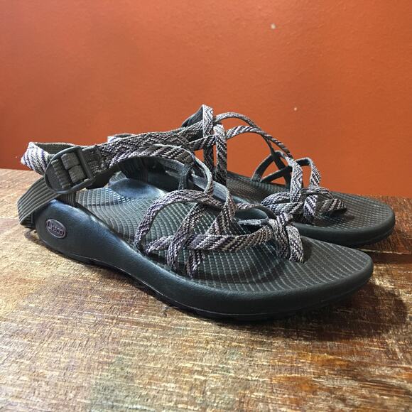 Chaco ZX/2 Womens 9 Cloud Dual Adjustable Strap Sandal Grey Sport Hiking Shoe - Picture 9 of 9